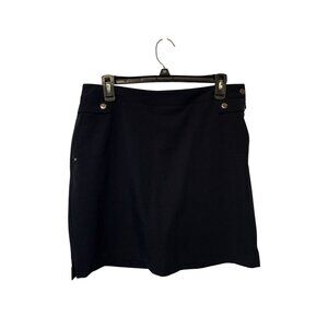 EP PRO Tour Tech Womens Size 12 Navy Blue Skort Skirt Athletic Golf Tennis Prepp